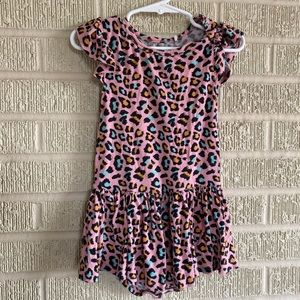 EUC Posh Peanut leopard twirl 2t